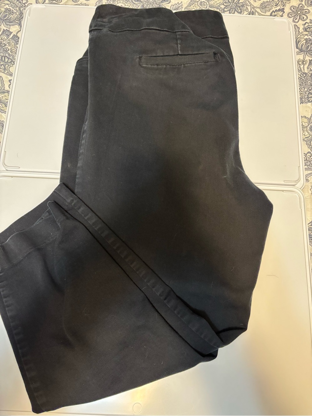 croft & barrow Black Cropped Ankle Pants